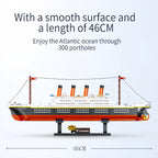BIDIUTOY Titanic Model Building Blocks Set, Ideal Collection Decoration Educational Toys Architecture Model Ship Building Kit, Gift for Adults& Kids (1288pcs)