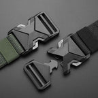 Quick Release Waistband Breathable Durable Outdoor Sport Belt Multi Function Nylon Belt(Grey)