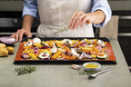 Silpat Premium Non-Stick Silicone Baking Mat, Half Sheet Size, 11-5/8 x 16-1/2, Orange