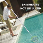 Sepetrel Pool Pole - Professional 15 Foot Telescoping Swimming Pool Cleaning Poles,Adjustable Telescopic Pole,for Skimmer Net,Brush,Vacuum Head