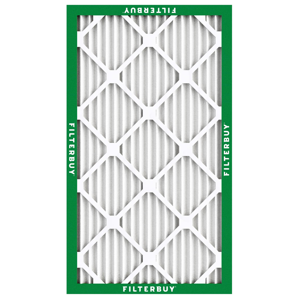 Filterbuy 16x25x1 Air Filter MERV 8 Dust Defense (4-Pack), Pleated HVAC AC Furnace Air Filters Replacement (Actual Size: 15.50 x 24.50 x 0.75 Inches)