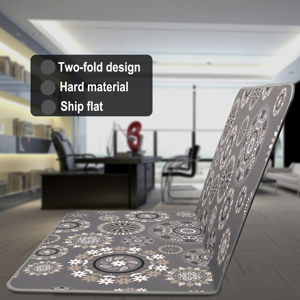 AiBOB Chair Mat for Carpeted Floors, Premium Quality Hard Material, Office Floor Mats for Computer Desk on Carpet, Easy Gride for Chairs, 36x48 Multi