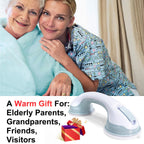 Grab Bars for Shower Heavy-Duty 12-Inch ADA Compliant 350lbs Shower Grab Bars for Seniors Shower Handles for Elderly Suction Air-Tight®Handicap Safety Handrail for Bathroom Bathtubs Toilet Tiles Glass