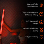 Lucear Red Light for Sauna 660nm and 850nm Infrared Therapy Panel for Portable Sauna Accessories