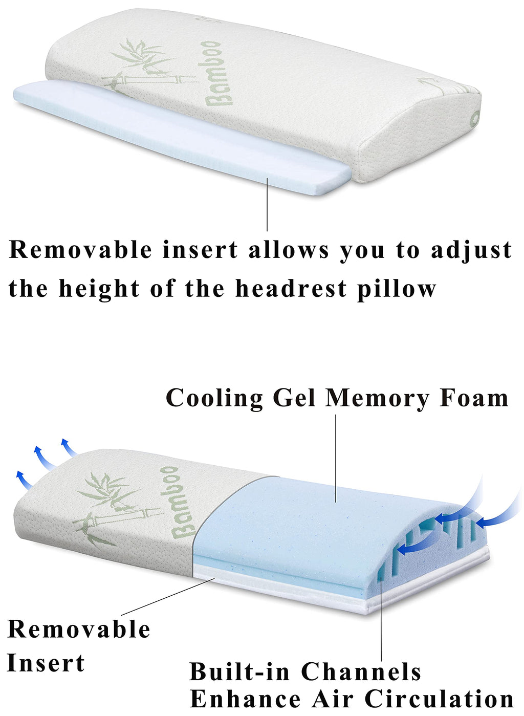 InteVision Bed Wedge Pillow (33" x 30.5" x 7.5")