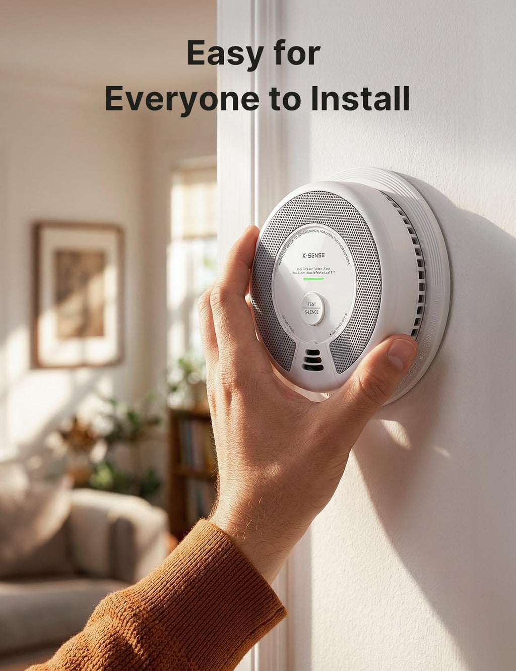 X-Sense Smoke & Carbon Monoxide Alarm, SC06, 1-Pack