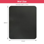 Vicwe Gaming Chair Mat for Hardwood Floor, 63"×51" Large Office Chair Mat, PVC Computer Chair Mat, Easy Glide, Floor Protector for Rolling Chair-Black