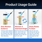 Vootenec Vertical Pool Filter Cleaner Stand Tool - Boosts Cleaning Speed, Universal Fit for 3", 4", 6" Filter Cartridges