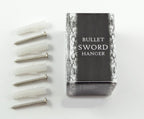 WALL RACKS Bullet Design Sword Pistol Knife Gun Wall Hanger Hook Display Bracket Mount Rack