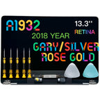 Seven Puppy Replacement New A1932 LCD Full Assembly for MacBook Air Retina 13.3" 2018 A1932 LCD Display Full Assembly 2018 Year EMC 3184 MRE82 (Silver)