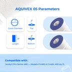 AQUIVEX CL460 Jandy Pool Filter Cartridge, Compatible with Jandy CL460, CV460, APCC7354, A0558000, R0554600, Pleatco PJAN115-PAK4, Unicel C-7468, Filbur FC-0810, FC-6410, Aladdin 21501 (4 Pack)