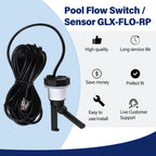 Glx-Flo-Rp Flow Switch for Hayward Goldline Aquarite Salt Systems, Pool Flow Sensor Suitable Hayward Salt Cell & Chlorine Generator, Flow Switch for Aqua Rite Swimming Pool Salt Cell with 15 Ft Cable