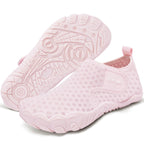 Girls Water Shoes Kids Boys Swim Aqua Quick Dry Breathable Barefoot Lightweight Non-Slip Pool Beach Outdoor Pink Big Kid 2