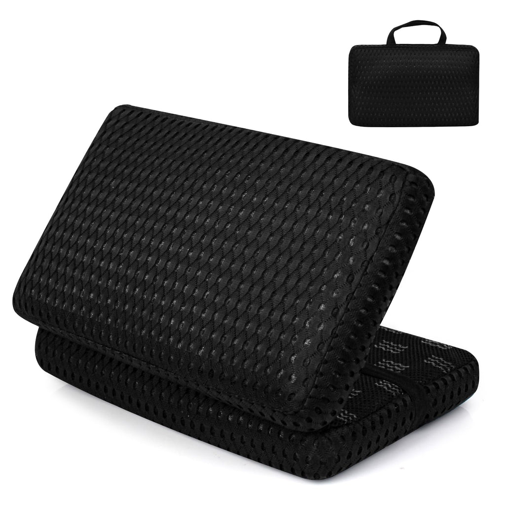 AnyForce Foldable Travel Seat Cushion- Lightweight Comfort Airplane Seat Cushion for Long Flights, Camping, Bleachers,Home,Office, Driving (Gray)