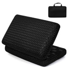 AnyForce Foldable Travel Seat Cushion- Lightweight Comfort Airplane Seat Cushion for Long Flights, Camping, Bleachers,Home,Office, Driving (Gray)