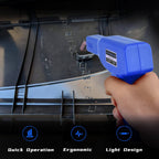 Wrdlosy Plastic Welder, 1200PCS Staples, Plastic Welding Kit, Must Have for DIYers, Instant On/Off, Welder Kit, Bumper Repair, Portable Toolbox (Blue)