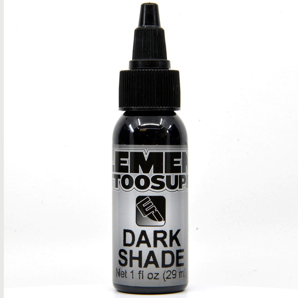 Element Tattoo Supply - Shading 3 Stage Grey Wash - Black and White Tattoo Ink - Light - Medium - Dark - Shades (5) 1oz Bottles