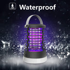 Bug Zapper Outdoor Bug Repellent Rechargeable Camping Lamp Waterproof Mosquito Killer Fly Trap Mosquito Repellent Portable Bug Zapper for Outdoor, Patio, Camping Accessories, Camping Gear Must Haves