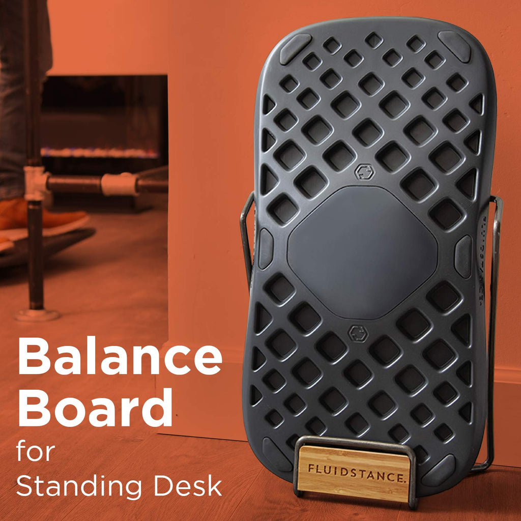 The Plane Standing Desk Balance Board - 360 Degree Rocker Board for Balance, Fatigue, and Desk Exercise - Sustainably Made, Anti Slip Wobble Balance Board - Premium Standing Desk Accessories
