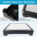One Step Stool,Non-Slip Mobility Step Platform Assistive Devices for Adults and Elderly, Indoor and Outdoor Portable Step Riser for Safety Step for Car Bedside Office Shower Stairs