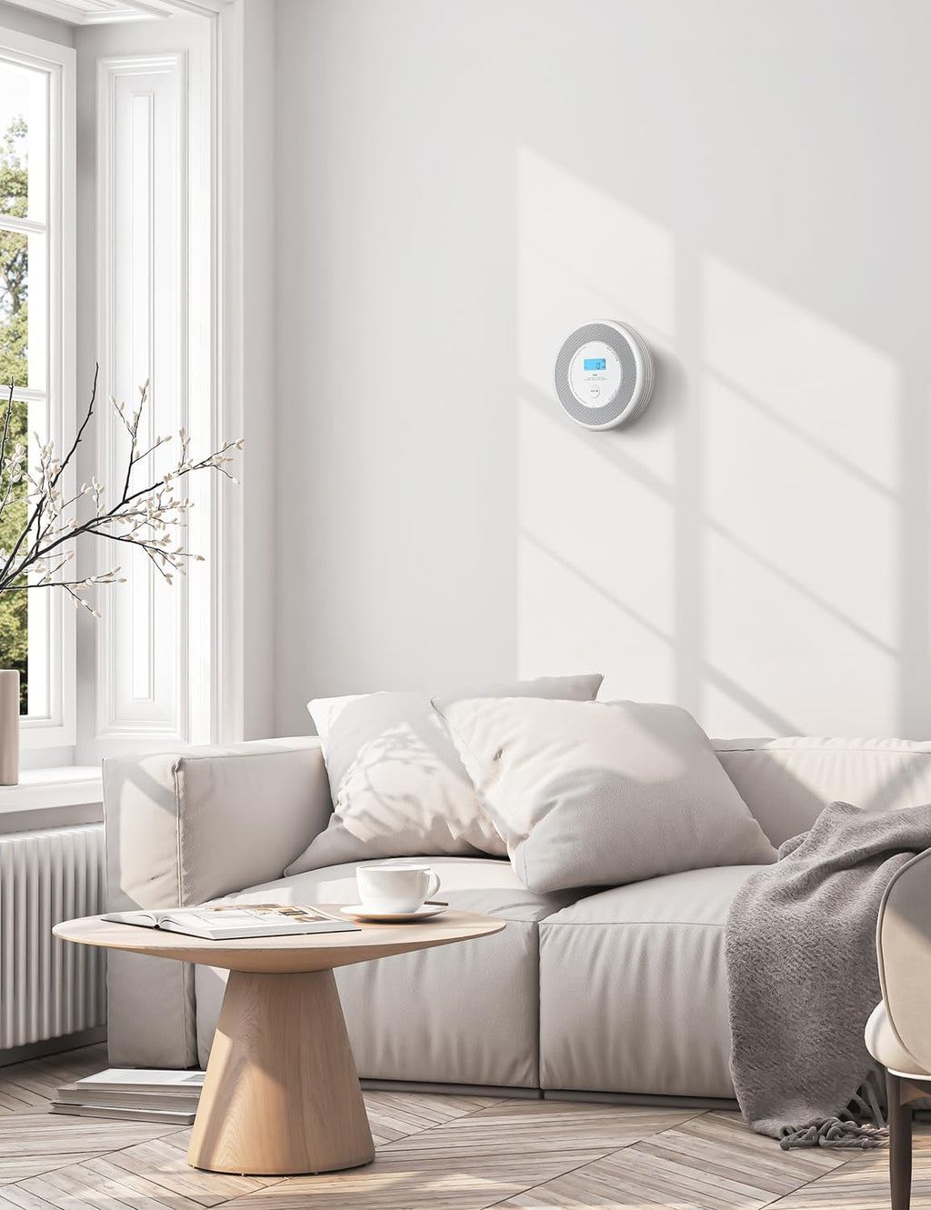 X-Sense Combination Smoke and Carbon Monoxide Detector with Voice Alerts, Smoke Detector Carbon Monoxide Detector Combo with Replaceable Battery, XP0A-SR, 5-Pack