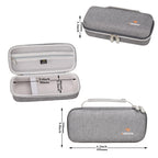 Aproca Grey Hard Travel Storage Case, compatible with Waterpik WF-02 Cordless Water Flosser and Accessories