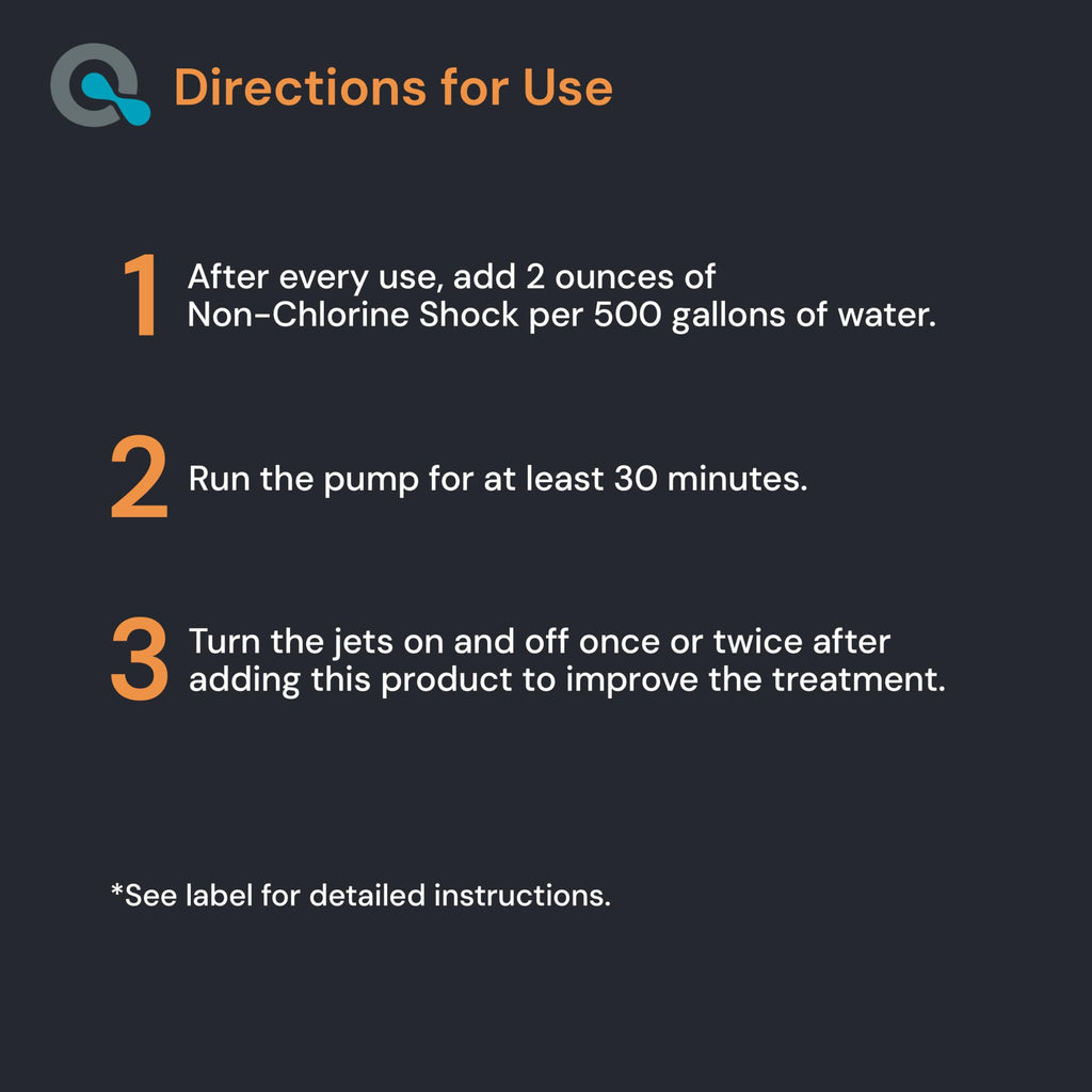 AquaDoc Non Chlorine Hot Tub Shock - 32oz - Enhanced Spa Shock to Assist Bromine and Chlorine - Spa Oxidizer Made in USA
