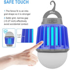 Wisely Bug Zapper Outdoor/Indoor Electric, USB-C Rechargeable Mosquito Killer Lantern Lamp, Portable Insect Electronic Zapper Indoor Trap, with LED Light 2PK