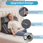 MEGCXIT 3PCS Bed Wedge Pillow for Headboard, 10-in-1 Adjustable Foam Wedge Pillow for Acid Reflux Relief, 23” Wide Triangle Pillow Wedge for Post Surgery, Back Pain Relief & Snoring, Grey