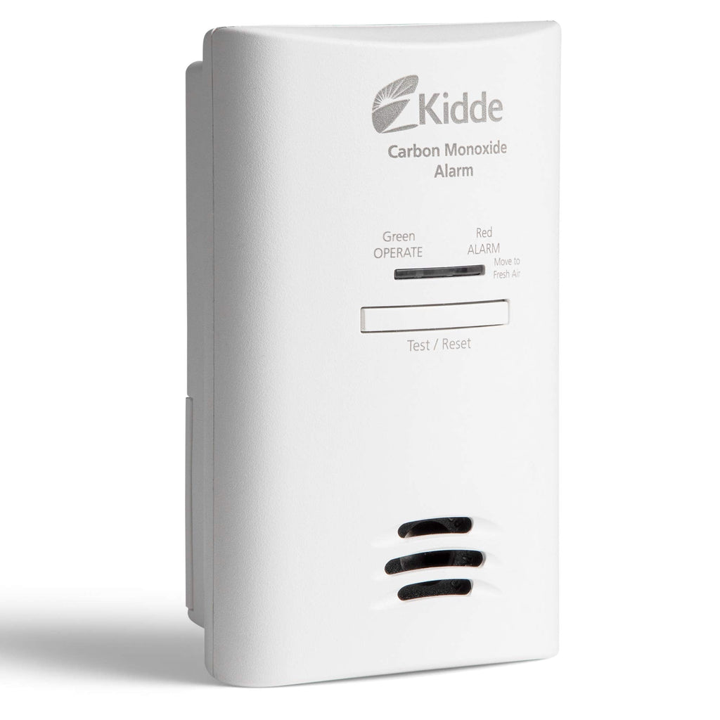 Kidde Fire Extinguisher for Home & Office Use, 2-A:10-B:C, 7.13 Lbs., Hose & Wall Mount (Included) & Carbon Monoxide Detector, Plug in Wall with AA Battery Backup, Test-Hush Button