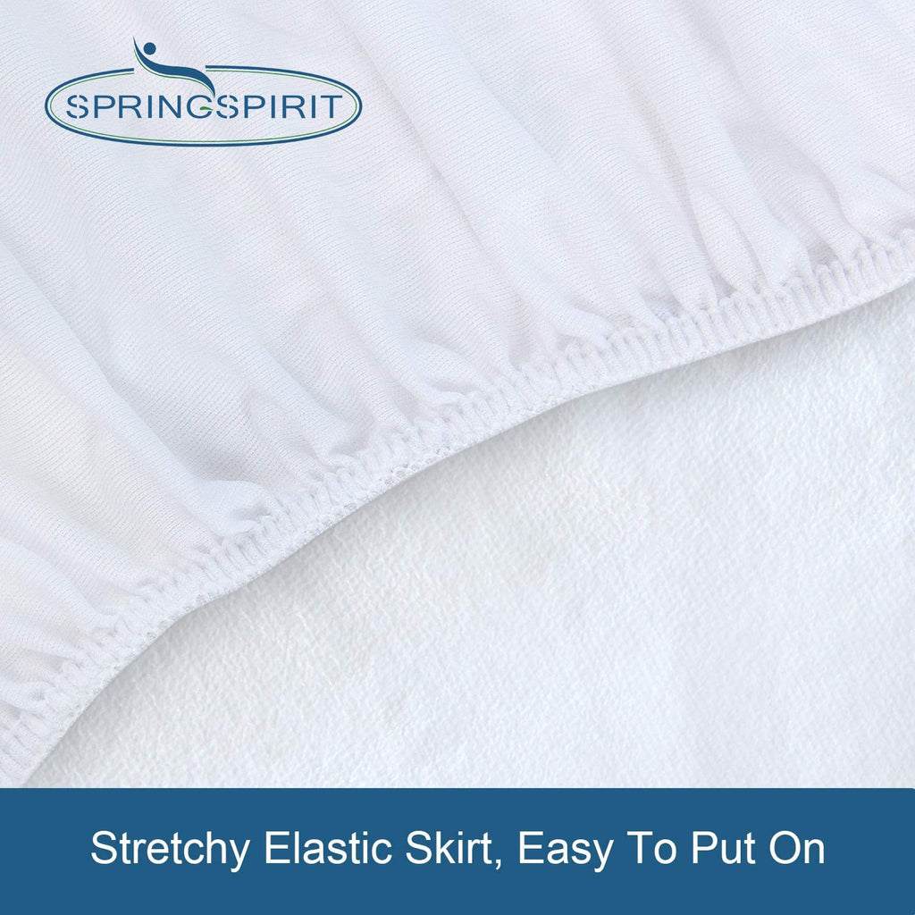 Full Size Mattress Protector Waterproof Mattress Topper Pad Cover Fitted Bed Sheets Full up -14'' Terry Super Soft & Breathable & Noiseless Mattress Protector Full Machine Washable