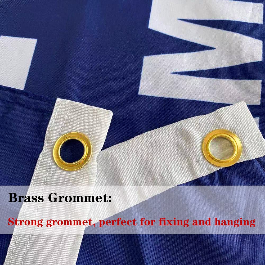 Jayus 3Ply 200D Donald Trump For President 2024 Flag 2x3 Outdoor- Double Sided Take America Back (TAB) Trump 2024 Flags Banner with 2 Brass Grommets