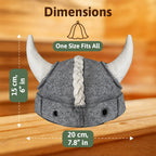 Sauna Hat Viking Banya Hat for Men - Hats Sauna Cap Finnish Ukraine Mens Sauna Hat for Women and Men Gray