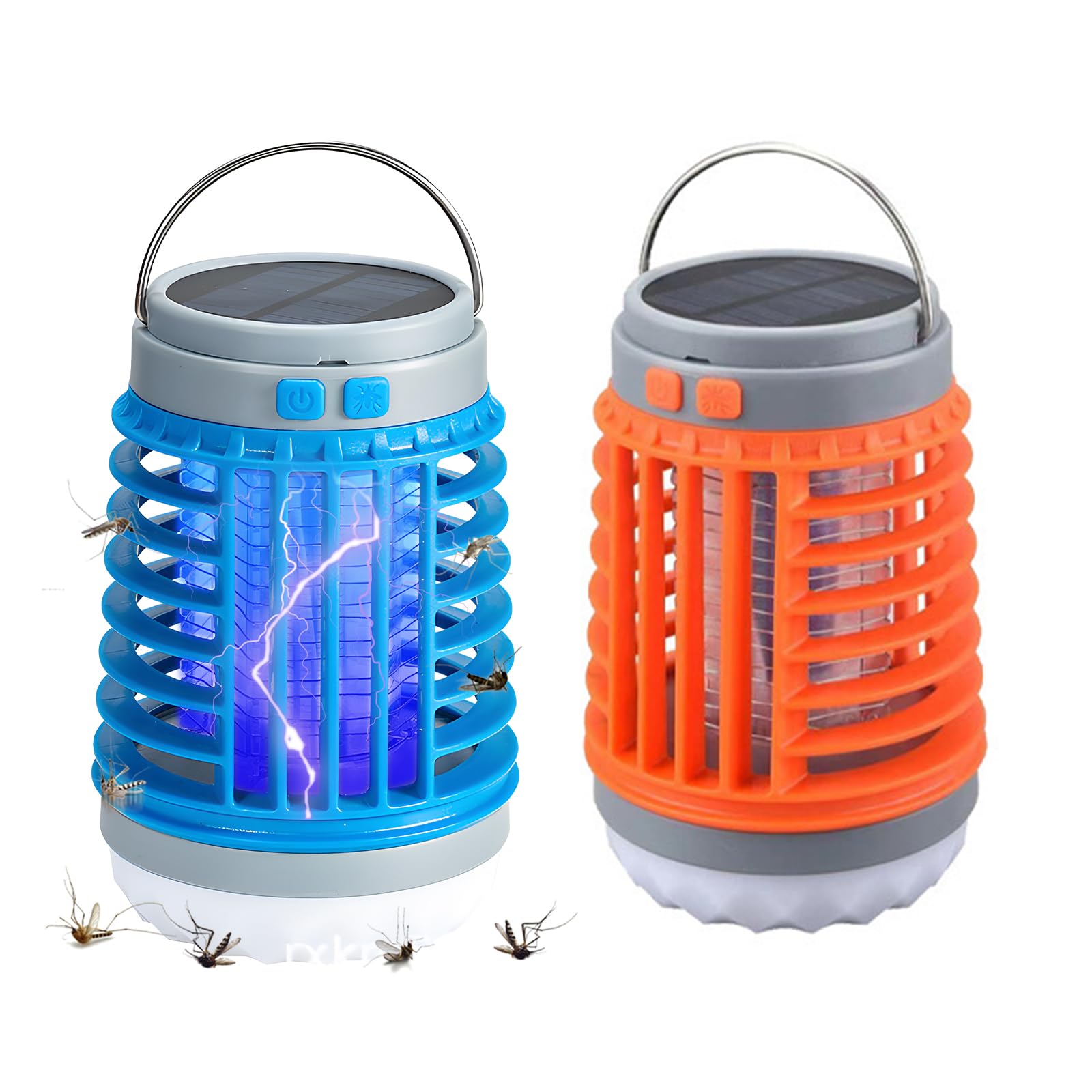 Buzzbug Mosquito Killer, Mosquitoes Zapper, BuzzBlast,USB Charing and Solar,Great for Outdoor and Indoor (2Pcs)