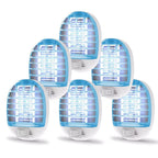 Bug Zapper Indoor, Electronic Fly Trap Insect Killer, Mosquitoes Killer Mosquito Zapper with Blue Lights for Living Room, Home, Kitchen, Bedroom, Baby Room, Office(6 Packs)