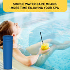 Zomixzo Mineral Cartridge Replacement Compatible with Frog Ease in-Line SmartChlor Mineral Cartridge System for Marquis, Caldera, Artesian & Hot Springs Spas CYA Free, Up to 600 Gallons (2 Pack)