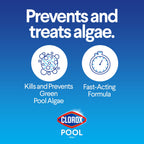 Clorox® Pool&Spa™ Swimming Pool Algaecide, Prevents and Treats Pool Algae, Non-Foaming, 1 Quart (Pack of 1)
