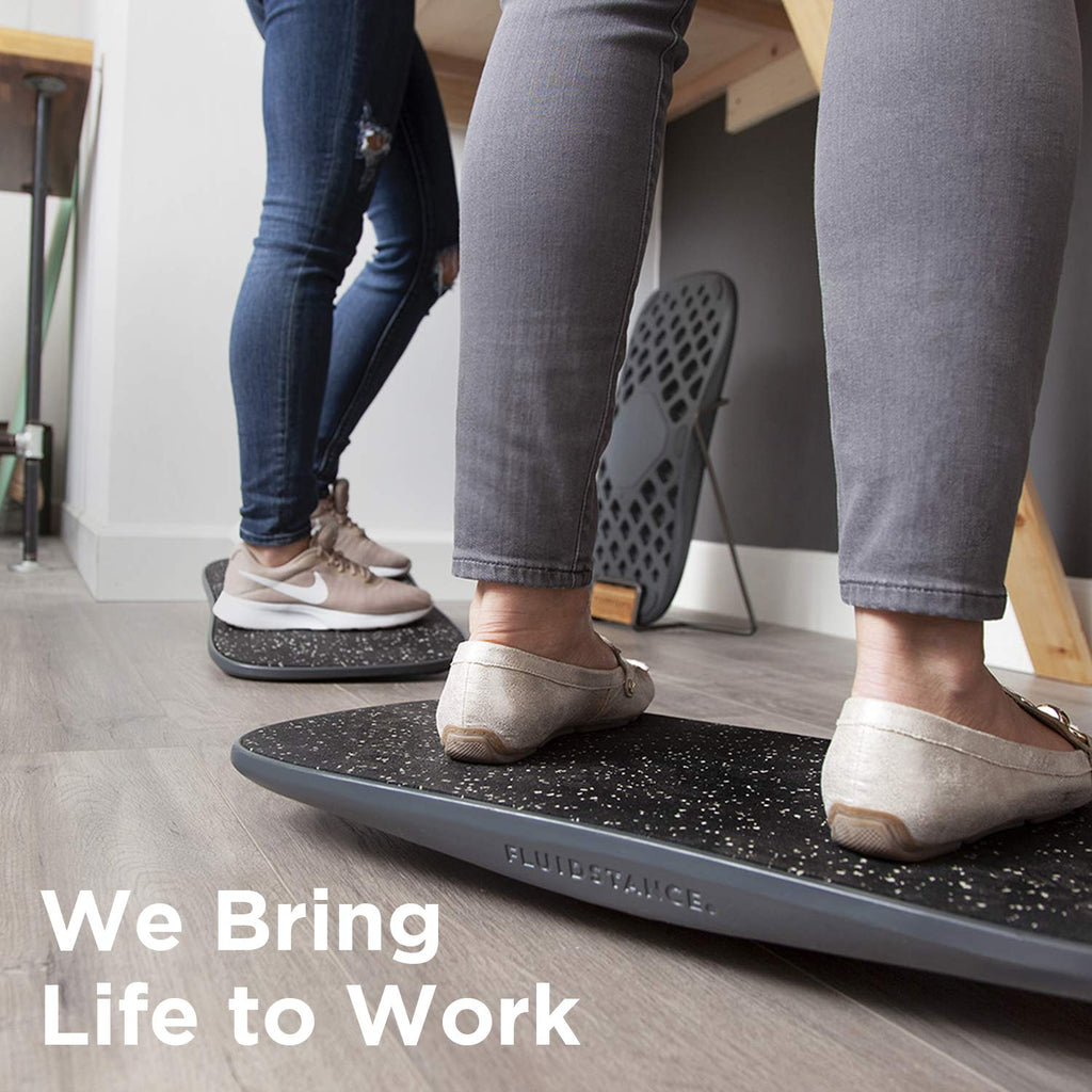 The Plane Standing Desk Balance Board - 360 Degree Rocker Board for Balance, Fatigue, and Desk Exercise - Sustainably Made, Anti Slip Wobble Balance Board - Premium Standing Desk Accessories