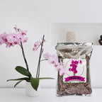 Orchid Potting Mix Orchid Bark, Mix Pine Bark and Perlite, Good Drainage and Water Retention (4 Quart)