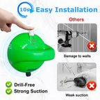 Shower Grab Bars, Safety Shower Grab Bars for Seniors, Drill-Free Shower Handle for Bathroom, Grab Bar for Elderly, Post-Surgery, Pregnant, Green