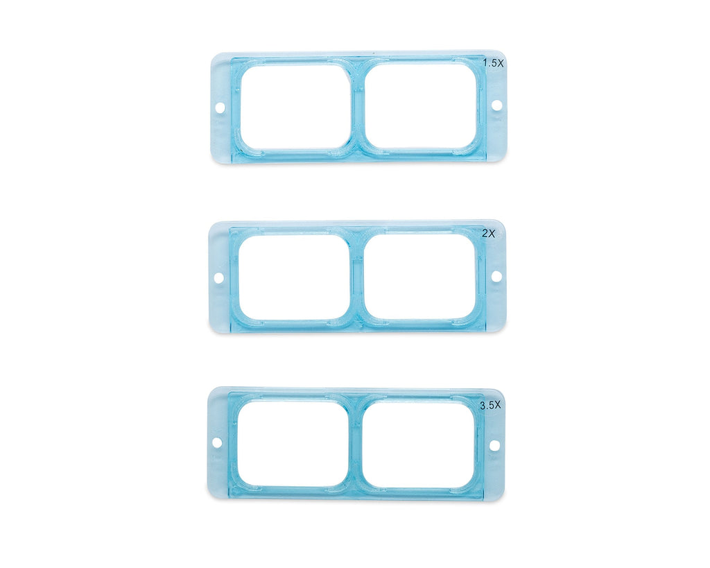 Headband Magnifier Headset - Magnifying Visor with 4 Real Glass Optical Lens Plates (1.5X, 2X, 2.5X, 3.5X)