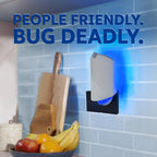 Flying Insect Trap (1 Stater & 3 Refill Cartridges), UV Light Indoor Bug Catcher for Gnats, Fruit Flies, Mosquitoes, and Moths, Plug-in Fly Trap for Home, Kitchen, Living Room