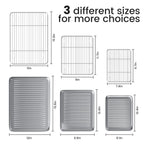 Baking Sheet with Wire Rack Set: 3 Baking Pans + 3 Cooling Racks for Cooking and Baking - Stainless Steel Nonstick Bacon Pans for Oven, Warp Resistant & Heavy Duty & Rust Free
