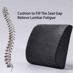WMM Seat Cushion & Lumbar Support Pillow for Office Chair, Car Seat Wheelchair Travel, Reduce Tailbone Pressure for Lower Back, Tailbone, Sciatica, Hip Pain Relief