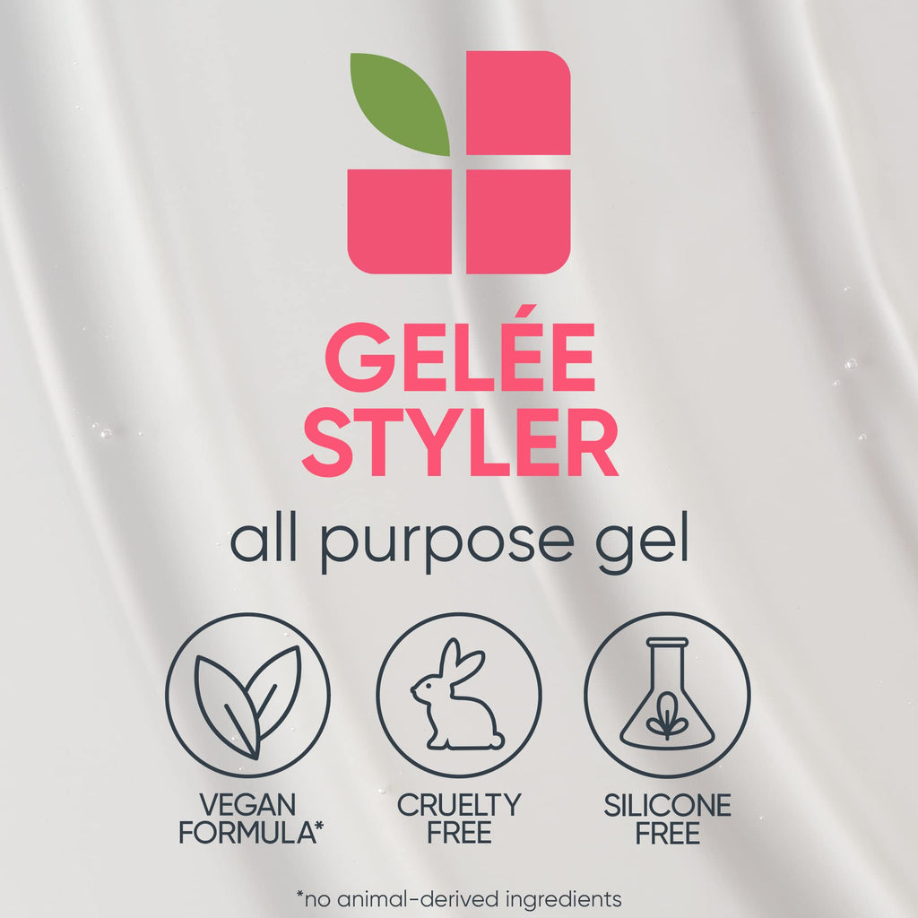 Biolage Styling Gelée | Firm Hold That Adds Body, Shine & Control | For All Hair Types | Paraben-Free | Vegan | 16.9 fl. oz. | 16.9 Fl. Oz