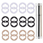 Bra Strap Clips, Bra Clips to Make Racerback, Bra Strap Holders for Slip, Bra Strap Holder - Conceal Hide Straps - Cleavage Control