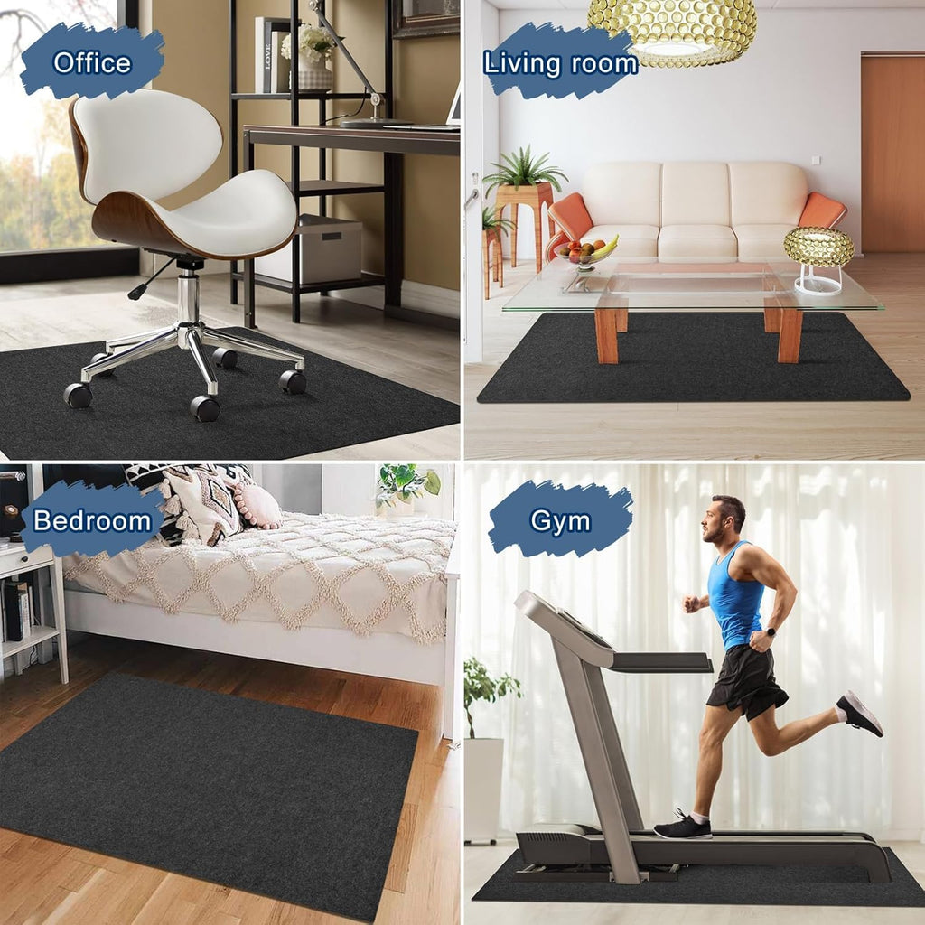 Placoot Desk Chair Mat for Hardwood Floor & Tile 55"x35" Office Chair Mat for Rolling Chairs Large Anti-Slip-Recyclable Material Computer Chair Mat Rug for Office/Home