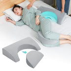 JFNoraiva Wedge Pillow for Side Sleeping, Bedsore Pressure Relief Pillow, Bed Wedge Pillows for Back Pain Relief & Post Surgery, Body Positioners Pillow for Seniors, Pregnancy, Adult(2IN1)