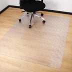 Clear Chair Mat, TYDLE 50" x 65" Large Office Chair Mat for Hard Floor, Vinyl Chair Mat for Gaming Chairs, Slip Resistant Floor Protector Rolling Computer Desk Mat for Hardwood Floor, Clear