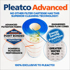 Pleatco PAP150-EC Pool Filter Cartridge Replacement for Unicel: C-9415, Filbur: FC-0687, OEM Part Numbers: R173216, 59054300, White